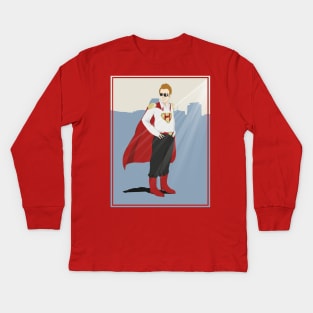 the Hero of Miami Kids Long Sleeve T-Shirt